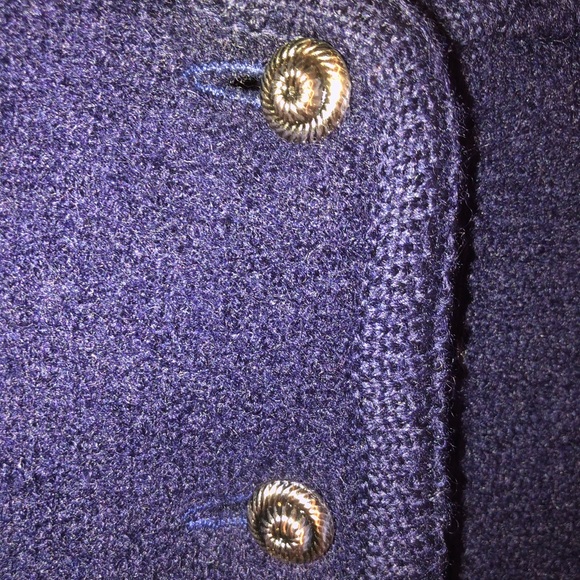 VINTAGE Deans  Of Scotland Navy Blue Jacket Size L - Picture 4 of 8